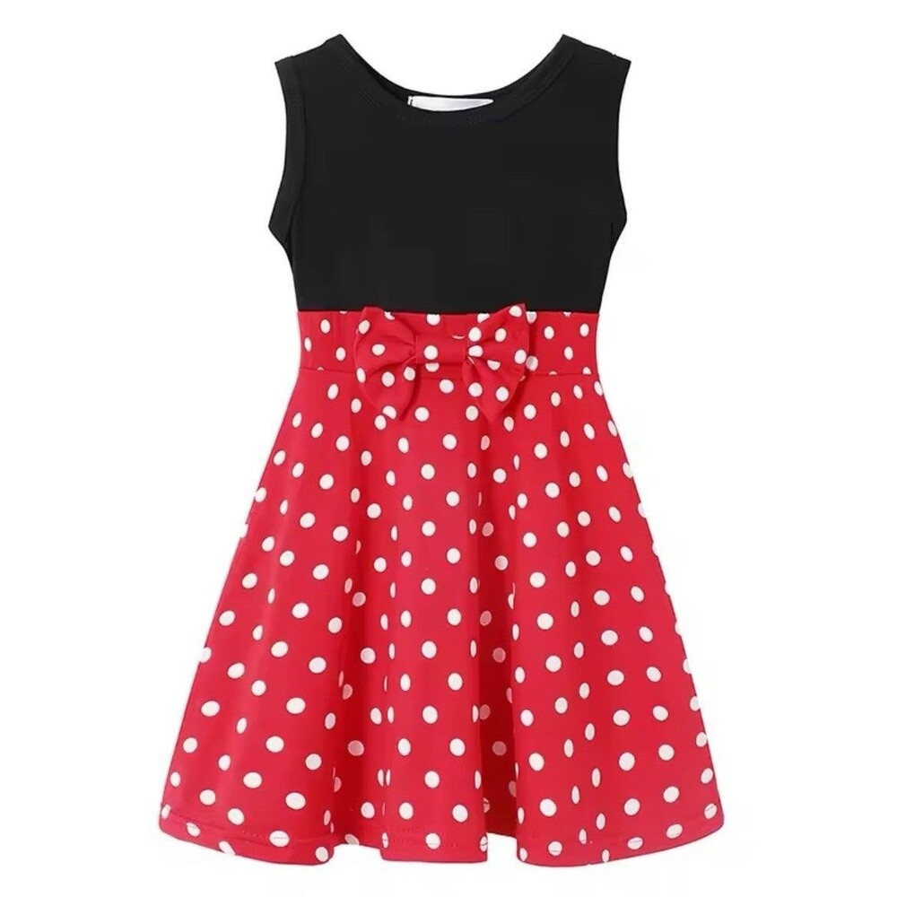Los Angeles Boutique Minnie Mickey Mouse Disney Cotton Summer Sundress 4T